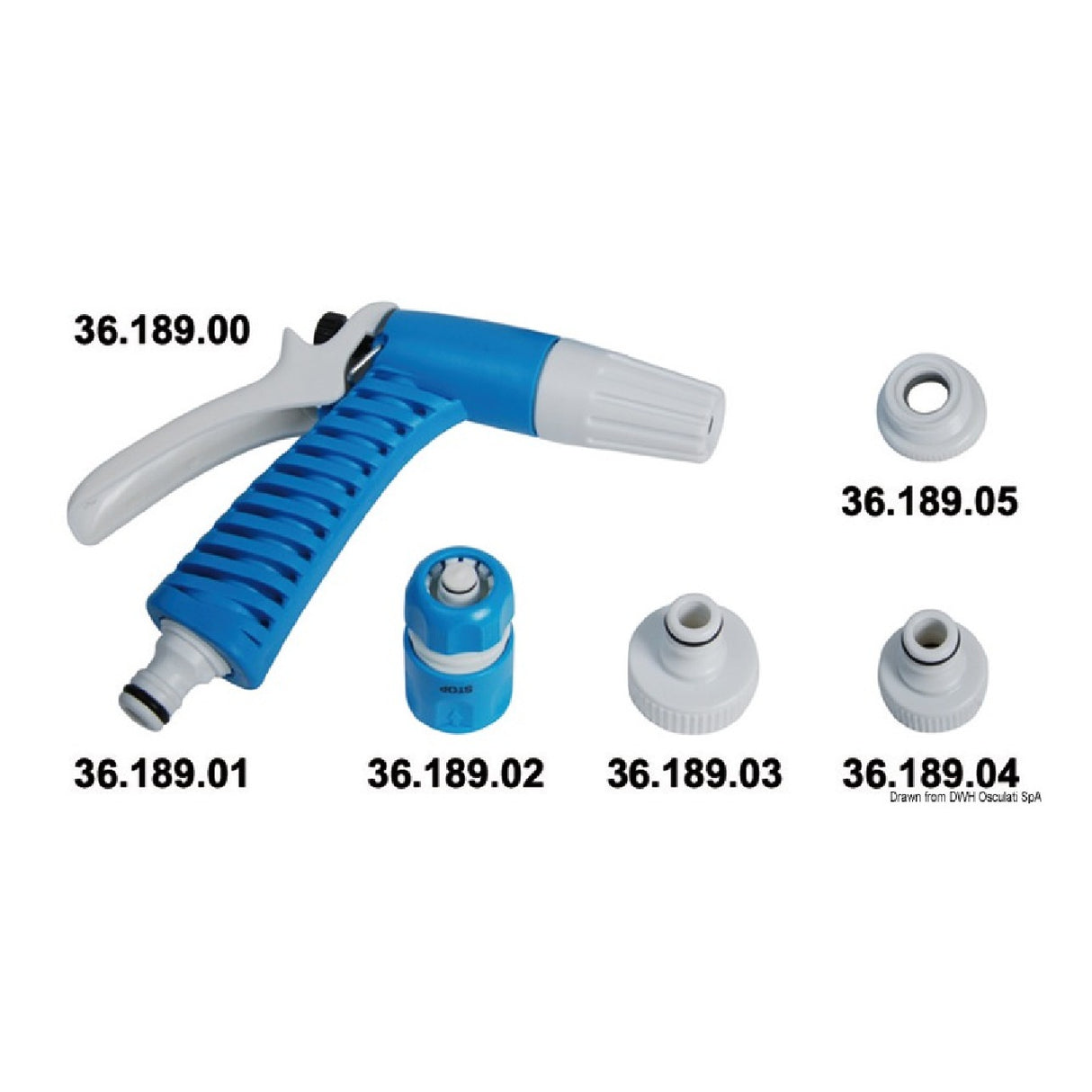 Osculati Lancia a pistola lavabarca e accessori 36.189.00