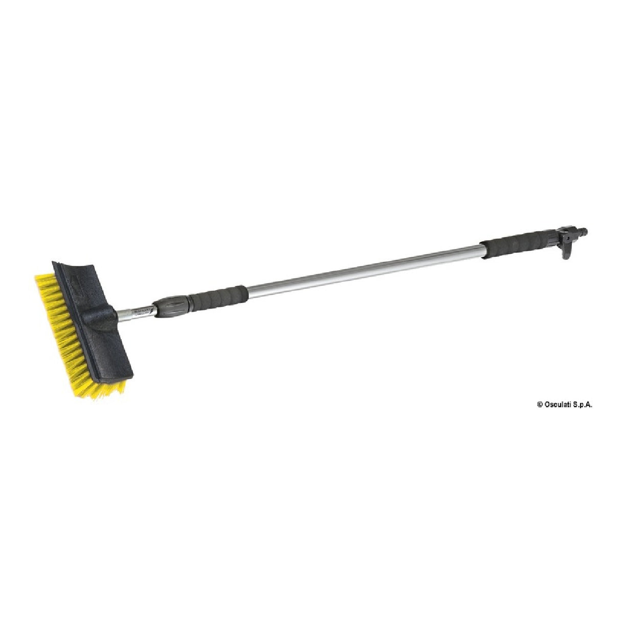 Mafrast by Osculati Telescopic brush in anodized aluminum with rotating shut-off valve
