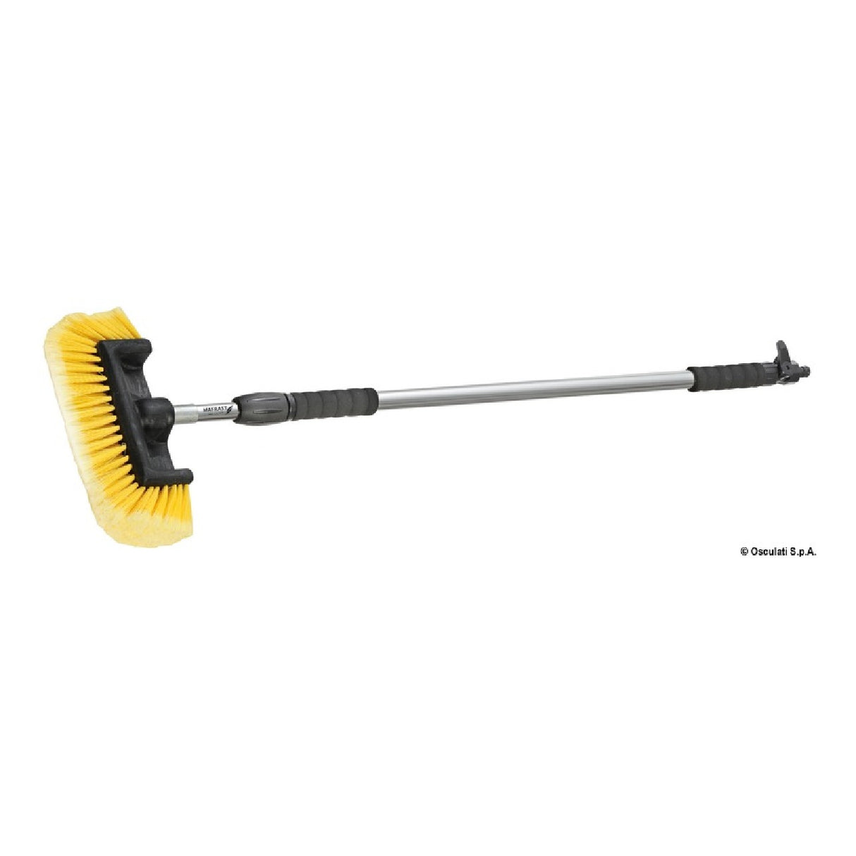 Mafrast by Osculati Telescopic brush in anodized aluminum with rotating shut-off valve