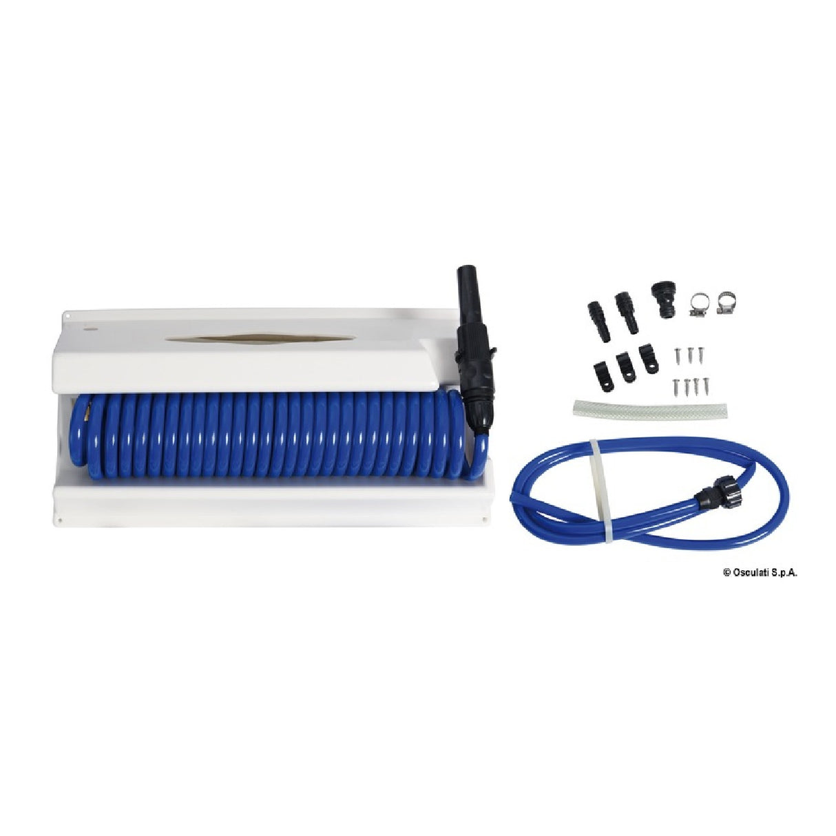 Osculati Behälter mit spiralförmigem Wasserschlauch 36.464.30
