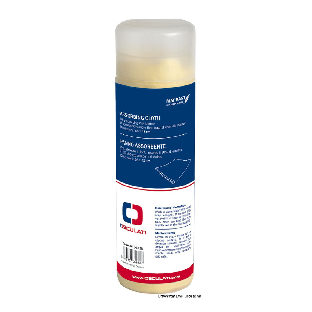 Mafrast de Osculati Paño absorbente