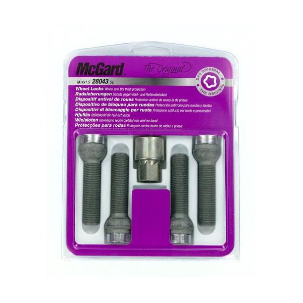 McGard Bulloni ruota auto sferici kit 4 pz - Lok Nox - E080