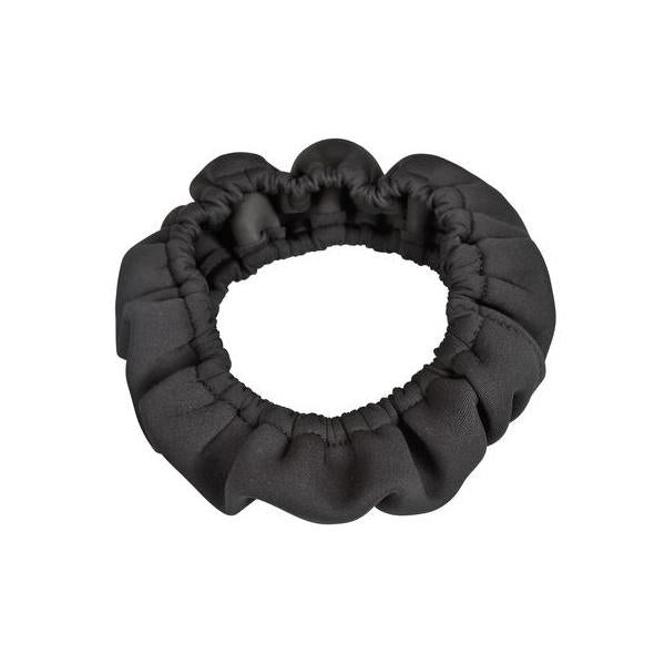 Lampa Protector 2 in 1, Stretch Polyester Steering Wheel Cover - Black