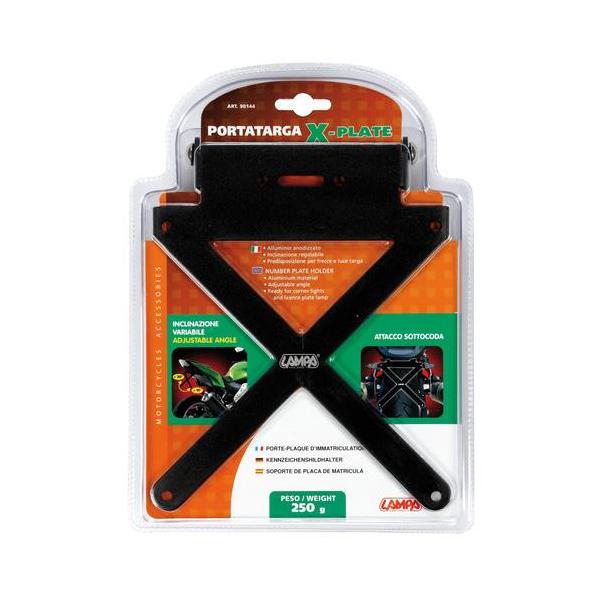 X-Plate lamp, license plate holder