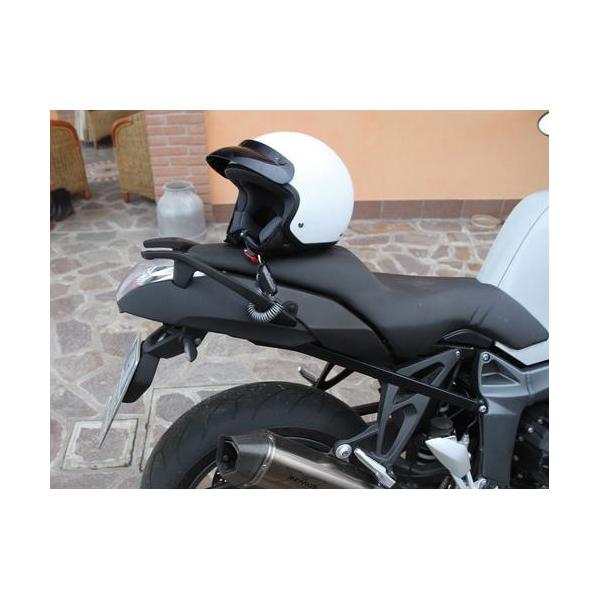 Candado antirrobo Lampa Raptor con cable en espiral - 150 cm 90595