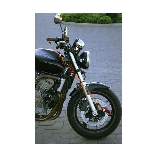 Reminder Lamp, Spiral Safety Cable - Orange