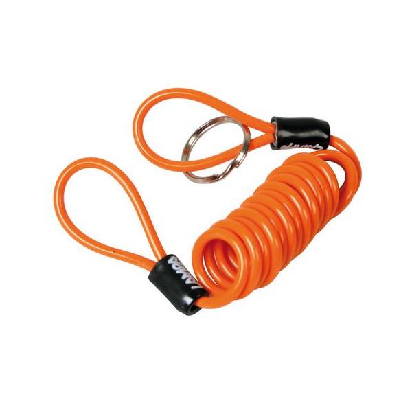 Reminder Lamp, Spiral Safety Cable - Orange