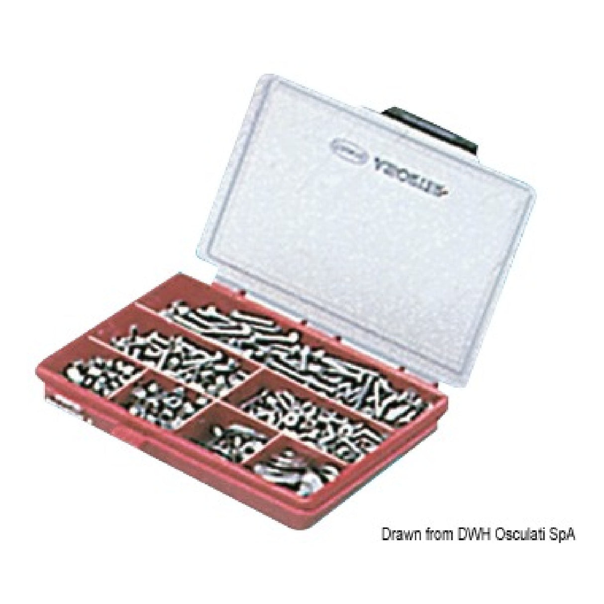 Osculati Sortierte Schraubenbox 37.300.01