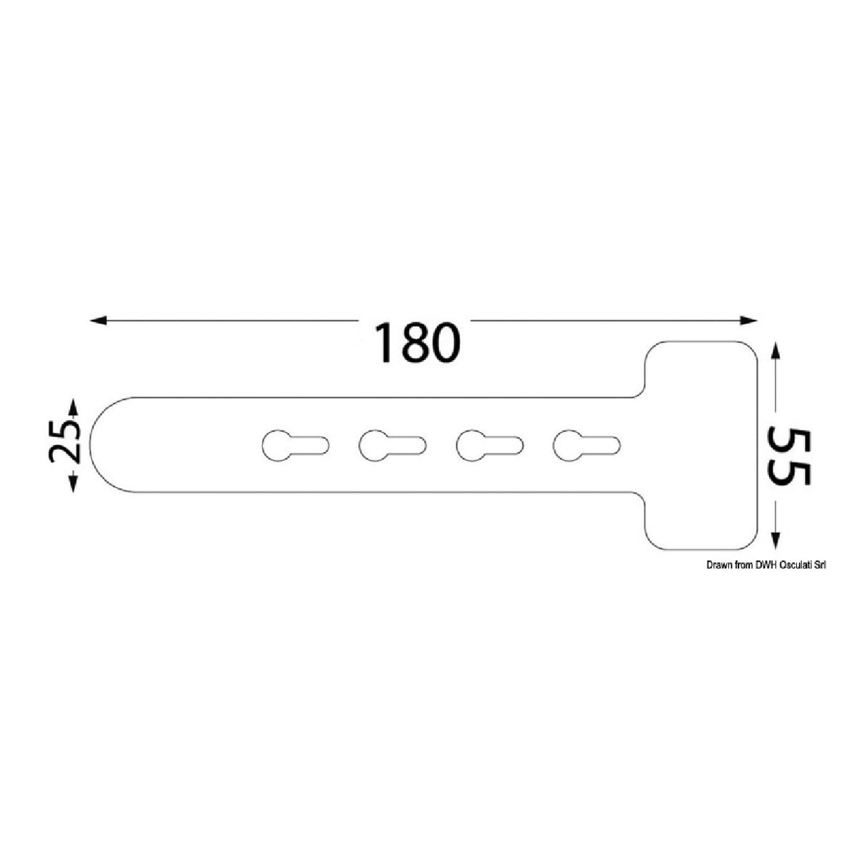 Osculati Tenditelone regolabile da cucire 37.319.00