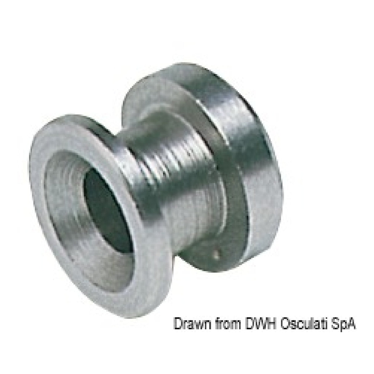 Osculati Pilz-Planenhalter aus Edelstahl AISI 316 37.321.10