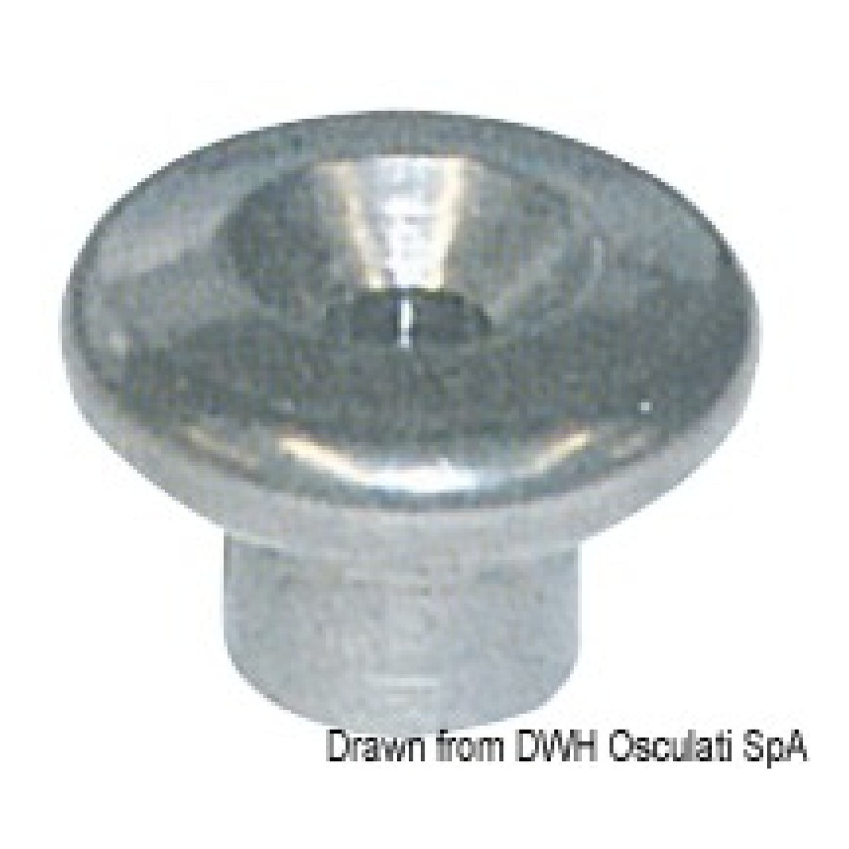 Osculati Pilz-Planenhalter aus Edelstahl AISI 316 37.321.10