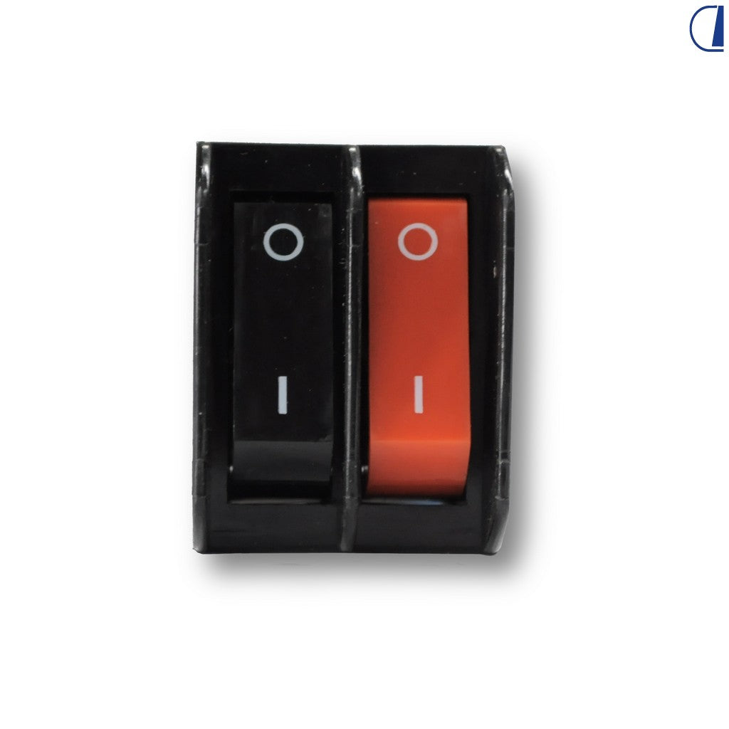Interruttore doppio per frigorifero Electrolux RM200 rosso/nero
