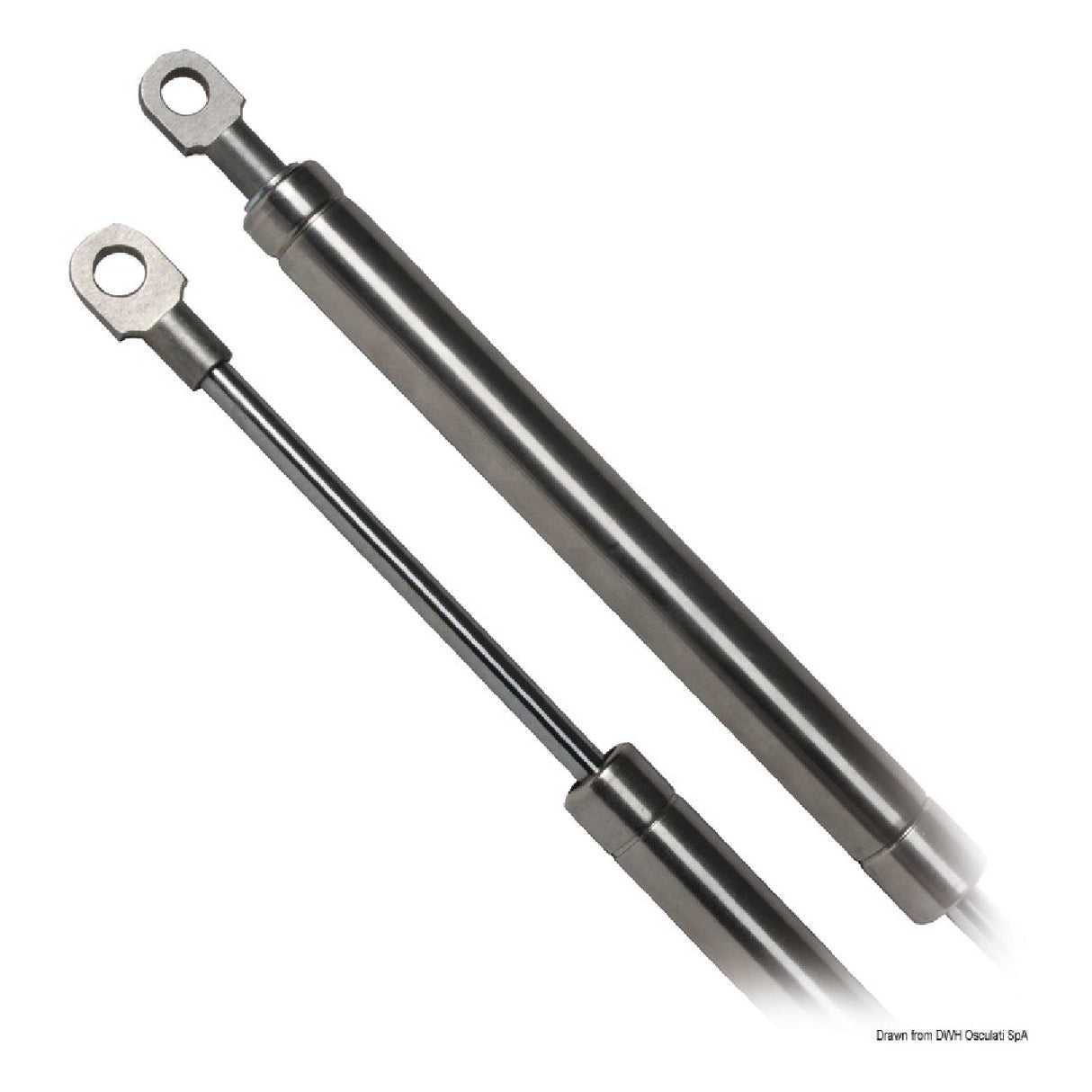 Resorte de gas de acero inoxidable Osculati - Ojo 38.009.00