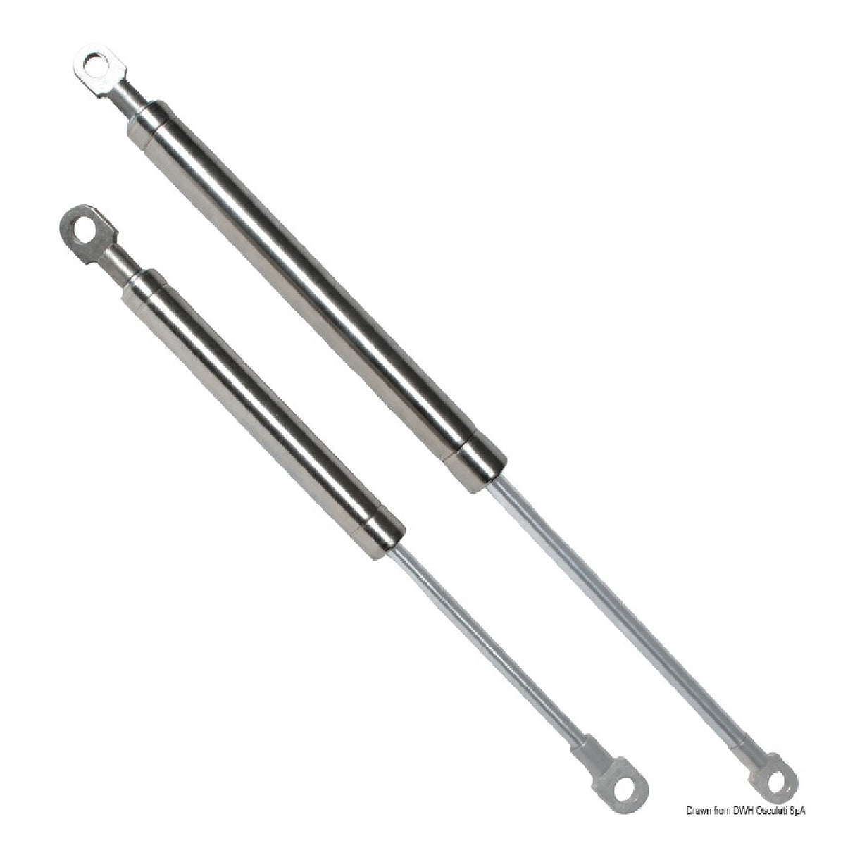 Resorte de gas de acero inoxidable Osculati - Ojo 38.009.00