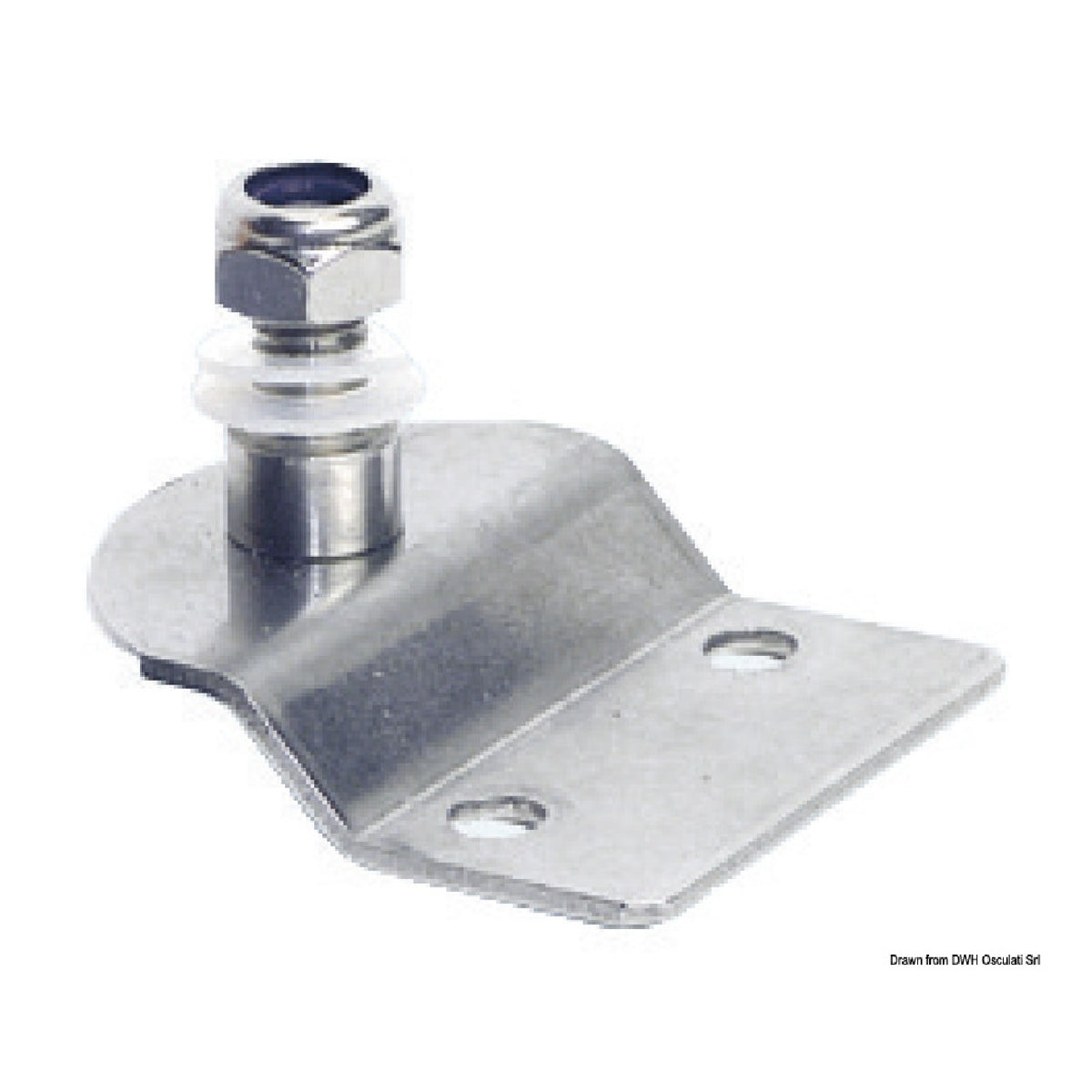 Osculati Piastrina inox sbalzo con perno 38.013.10