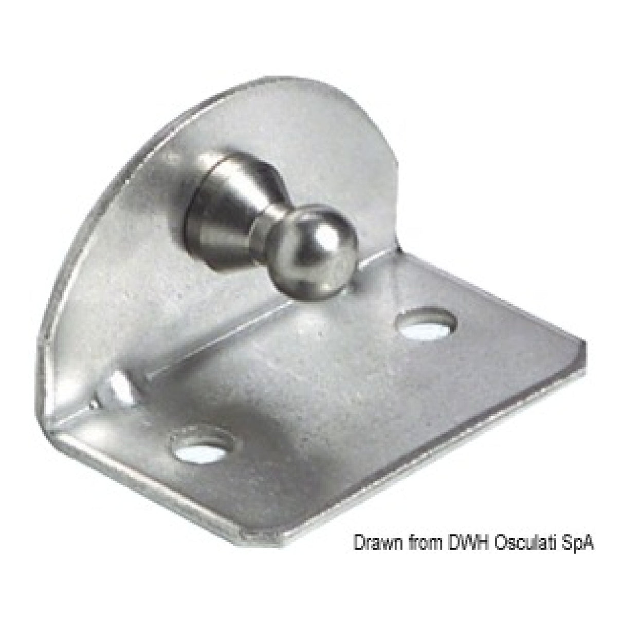 Osculati Piastrina 90 compact sfera 10 mm interno 38.013.26