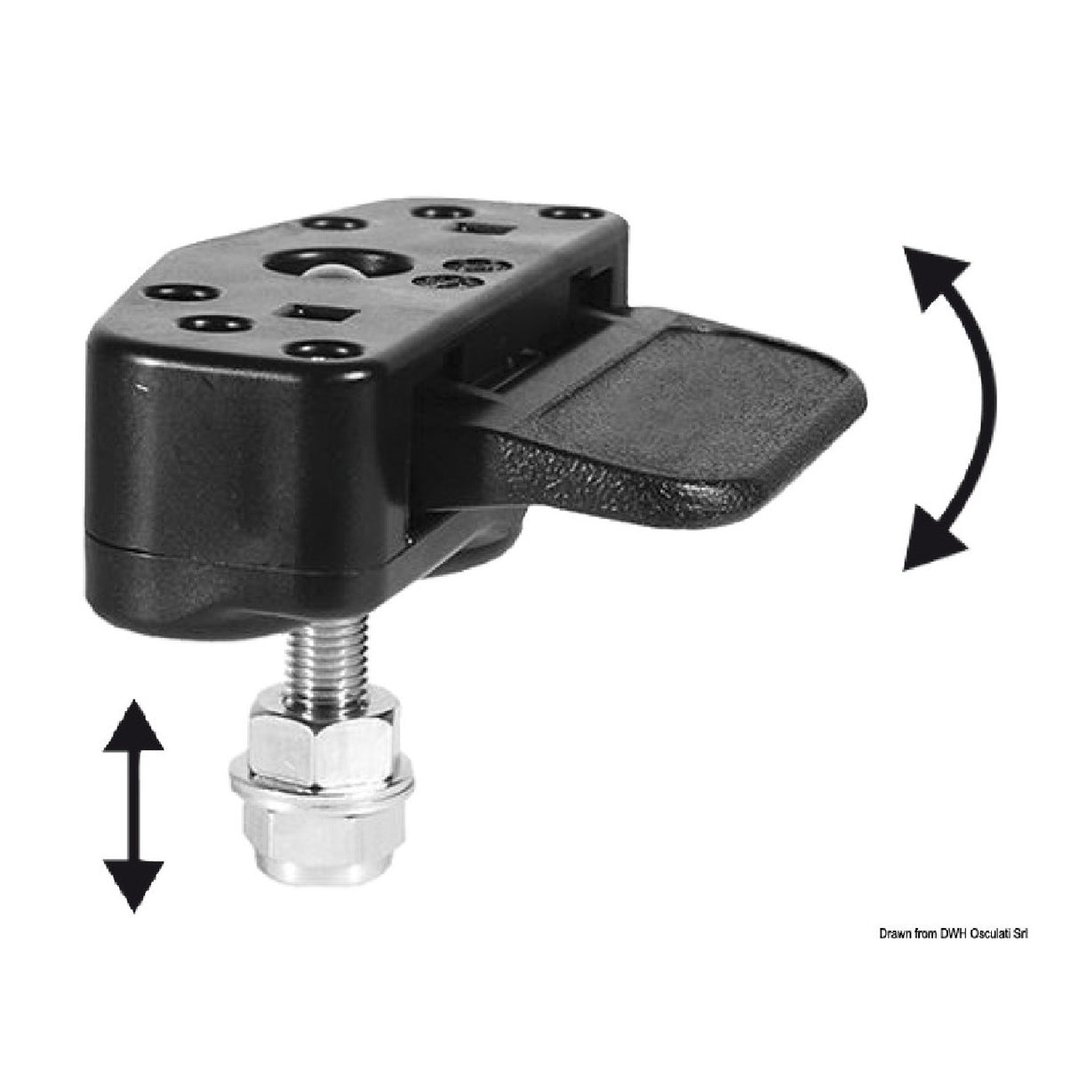 Taco Marine Vertical Concealed Lock