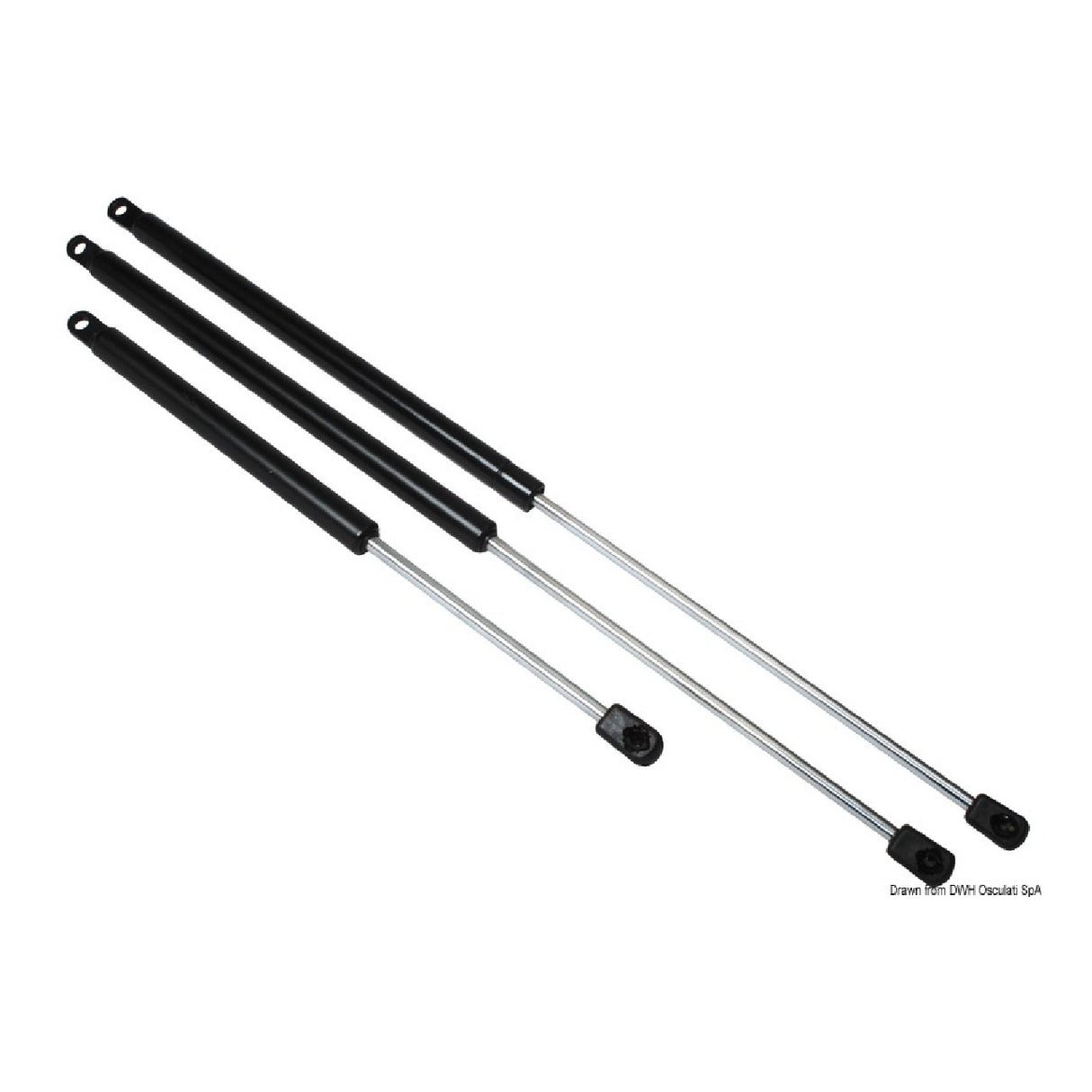 Resorte de gas Osculati Eye-ball para taquillas 38.114.01