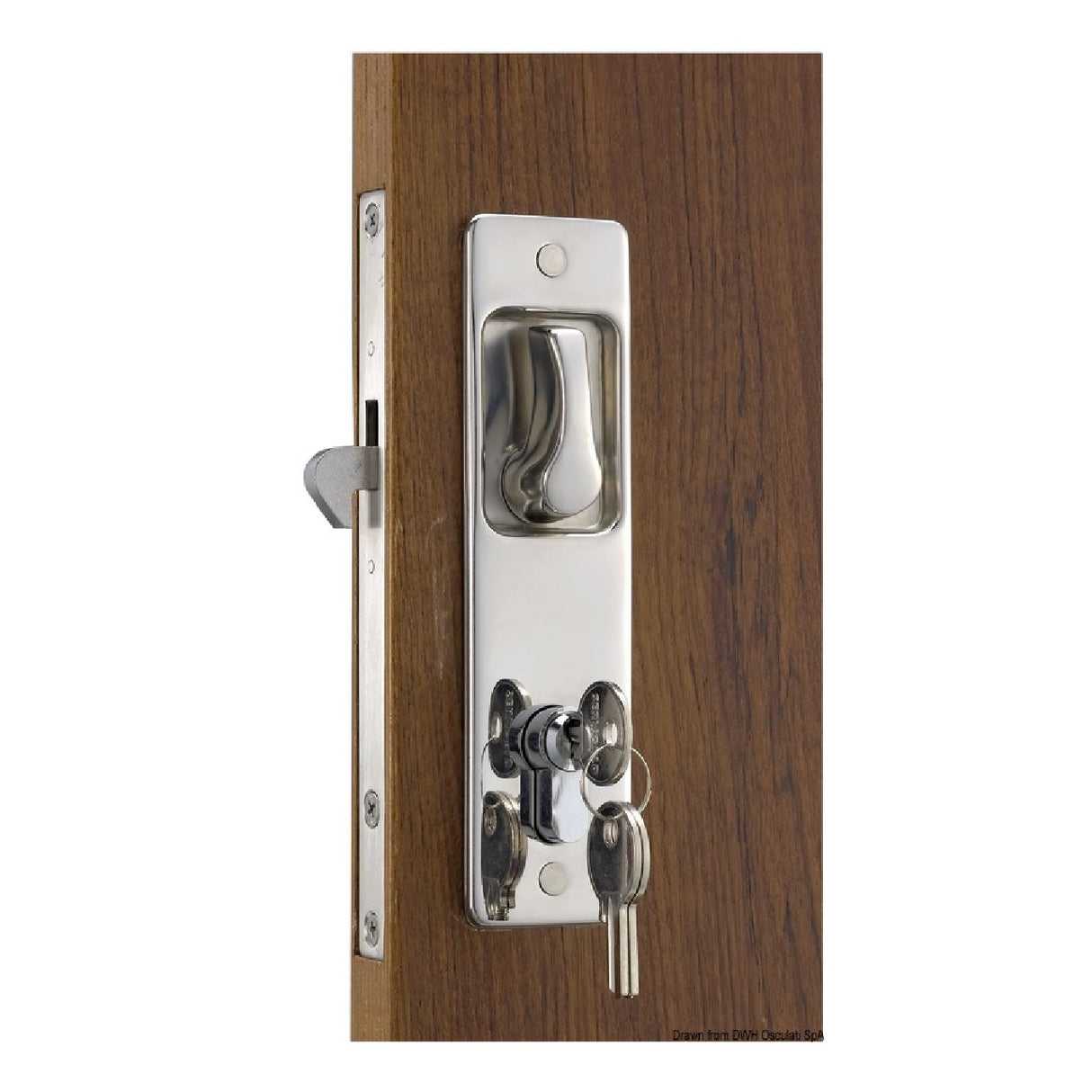 Osculati Serratura tipo Yale esterna 16/38 mm 38.128.20