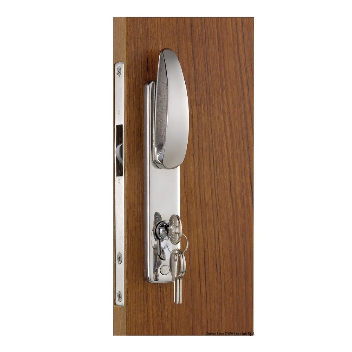 Manijas de cerradura para puertas correderas Osculati 38.128.24
