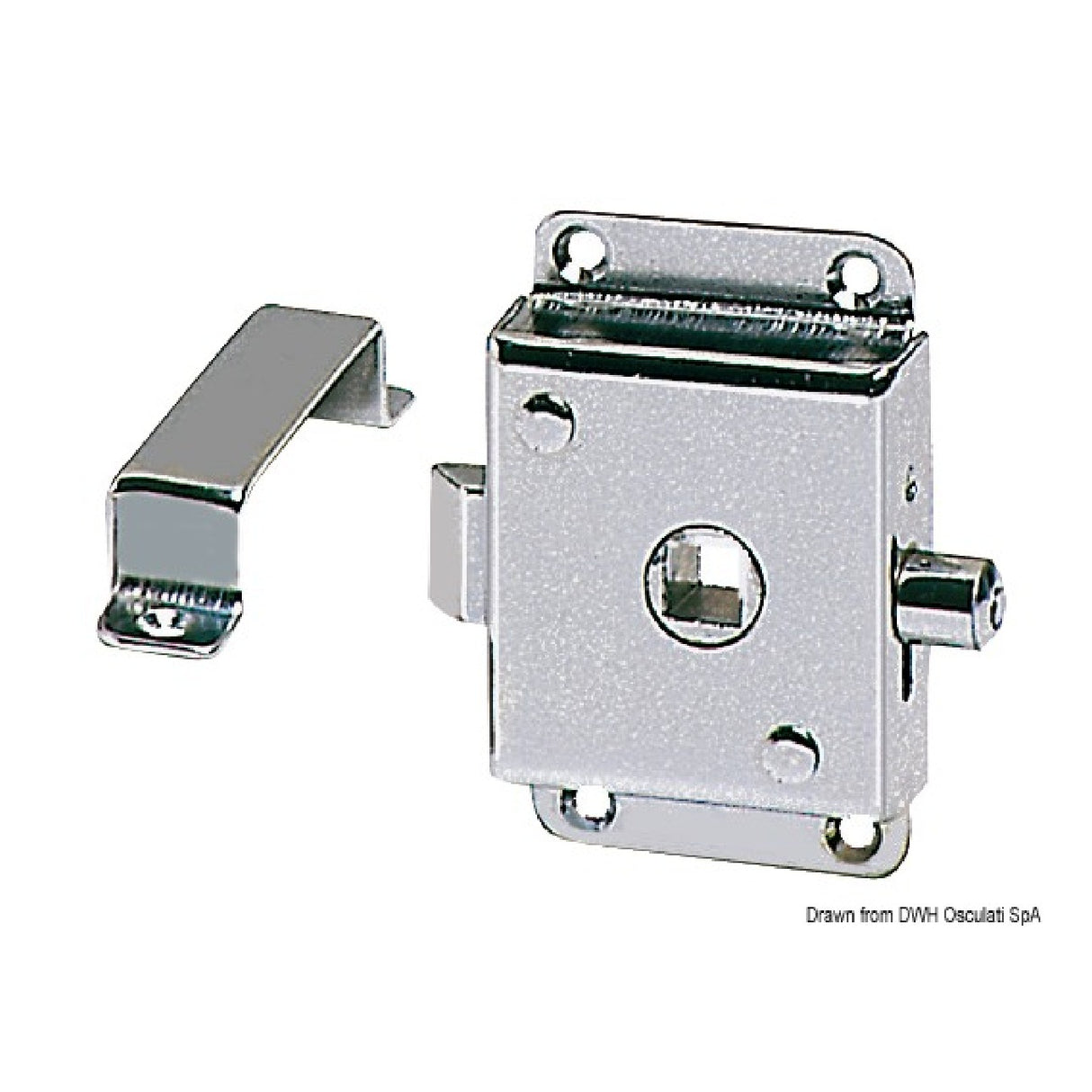 Osculati WC-Schloss mit Verriegelungshebel 38.131.50