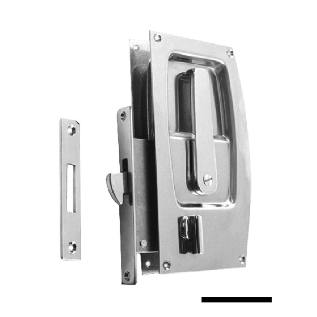 Osculati Einbauschloss mit Block für Schiebetüren 38.132.08