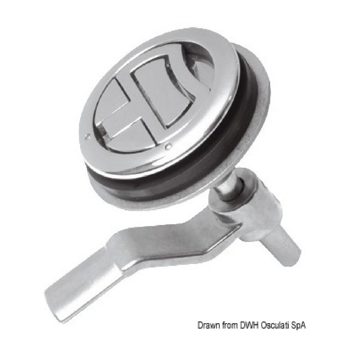 Osculati Stainless steel floor lifter without lock 38.152.01 38.152.01