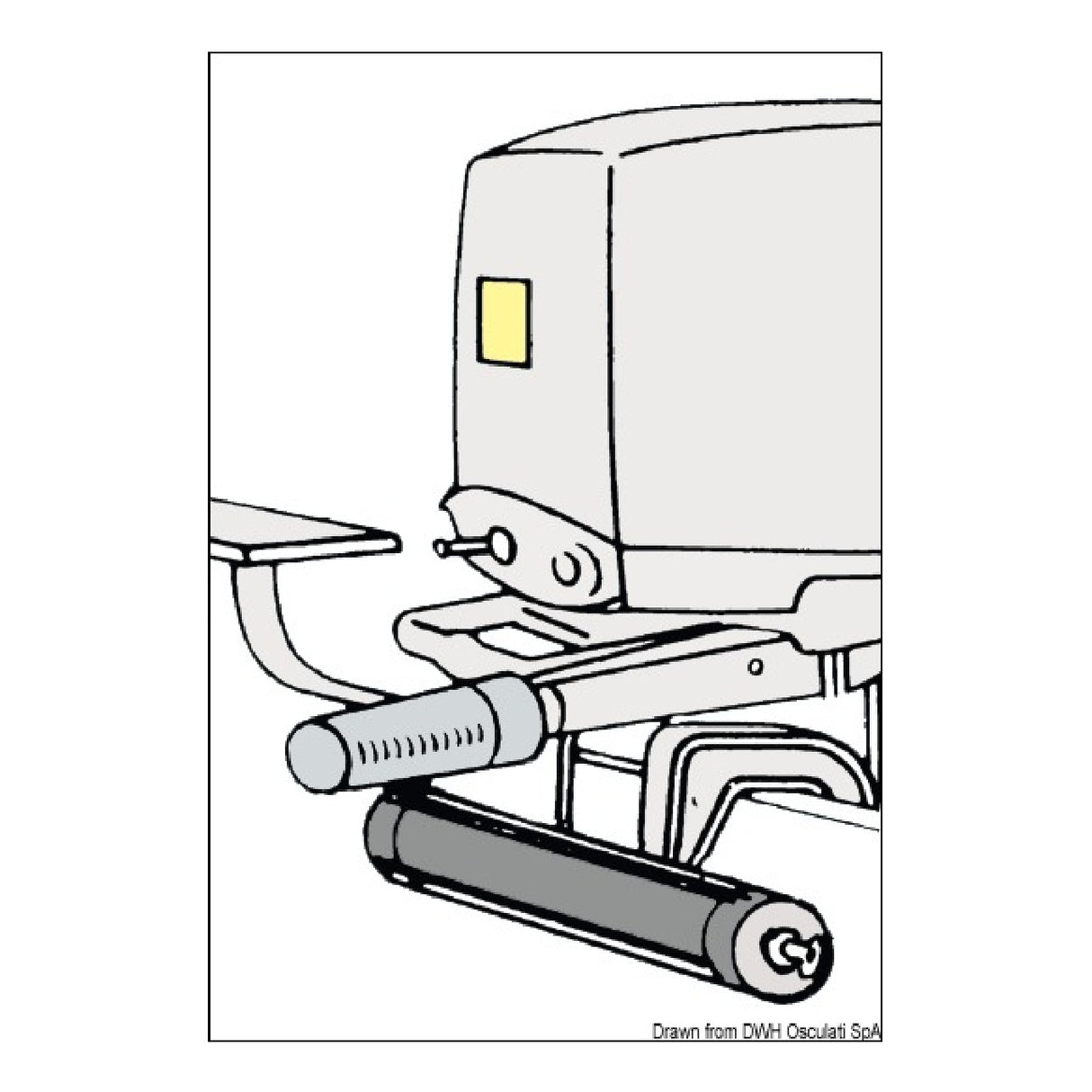 Osculati Sicur Lock antifurto speciale per motori fuoribordo 38.175.10