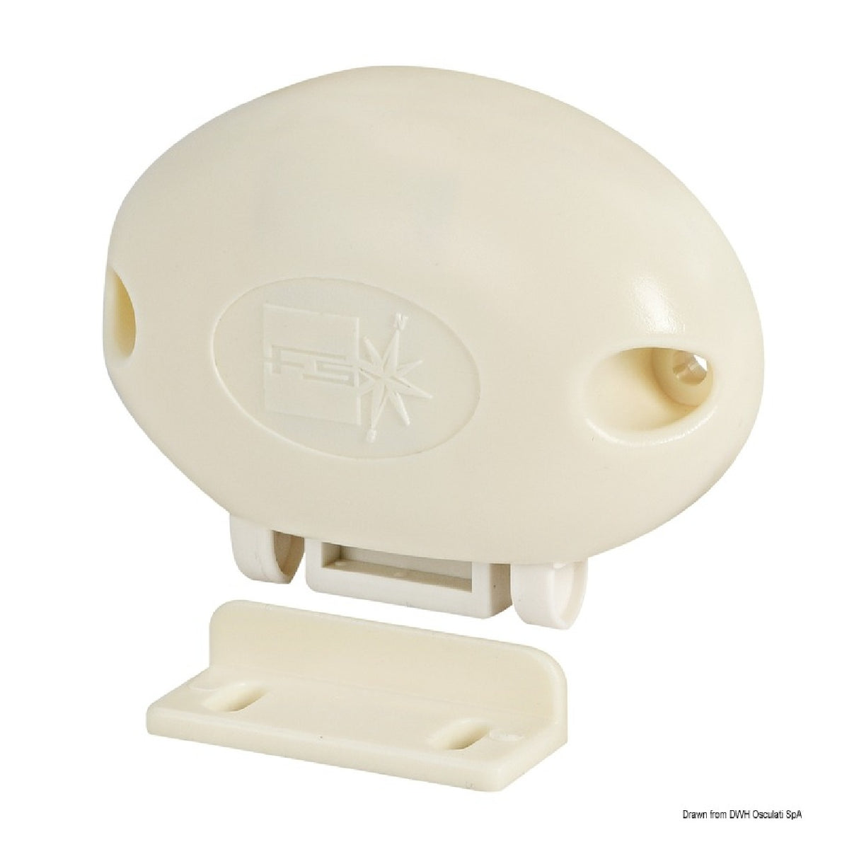 Osculati Scrocco nylon semplice antivibante 38.180.02