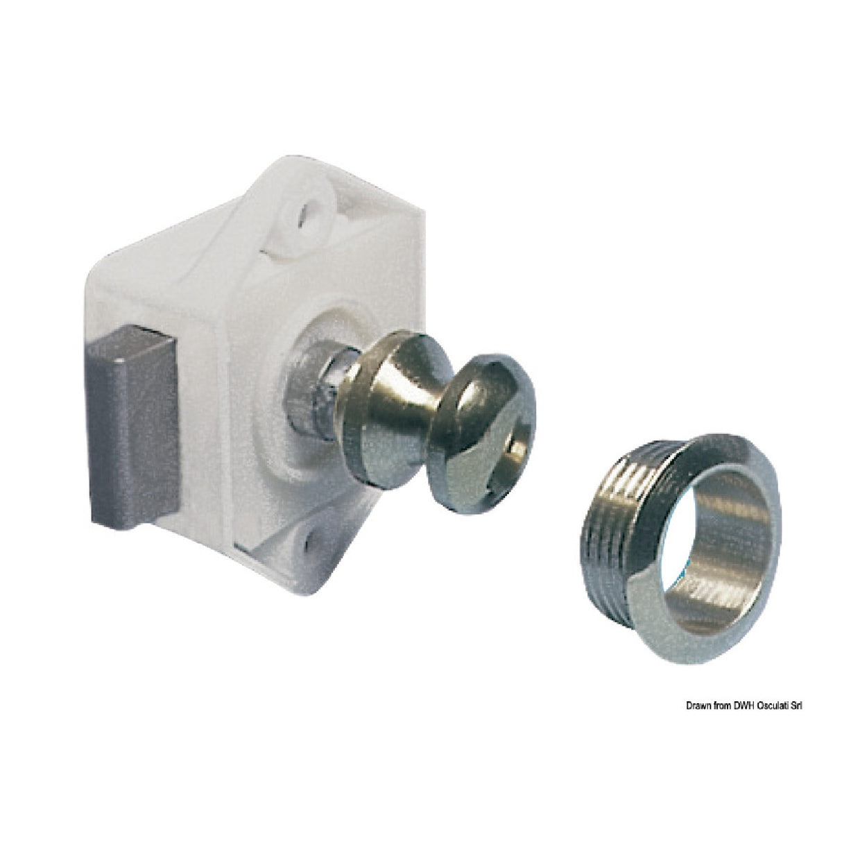 Osculati Mini scrocchetto ottone lucido 16mm 38.182.04