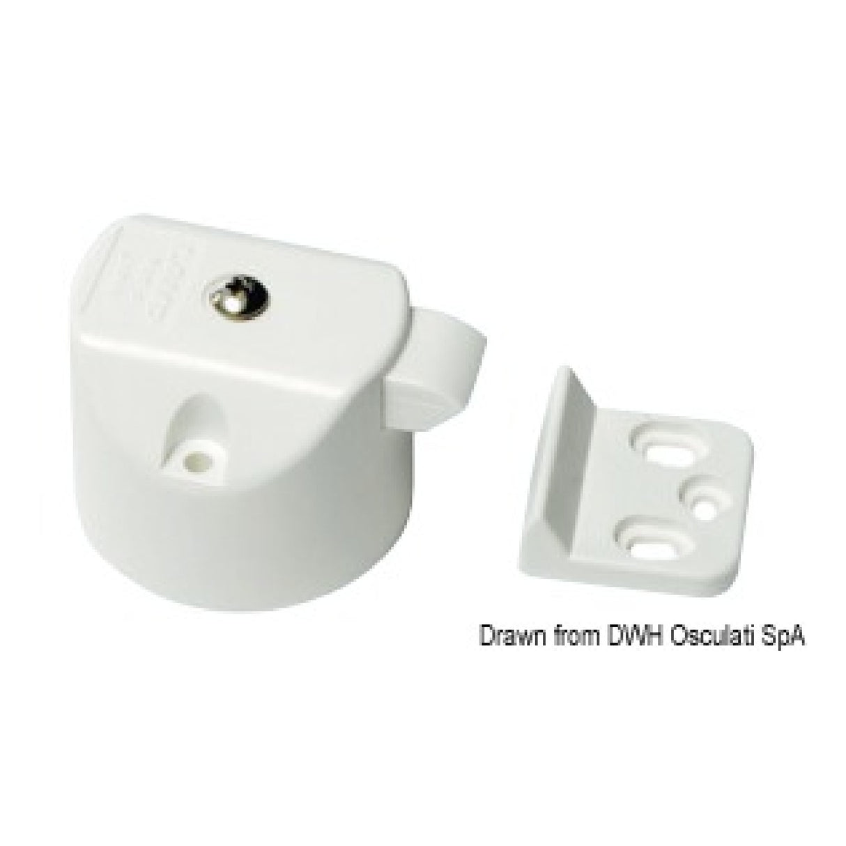 Sugatsune Scrocco antine in plastica bianca