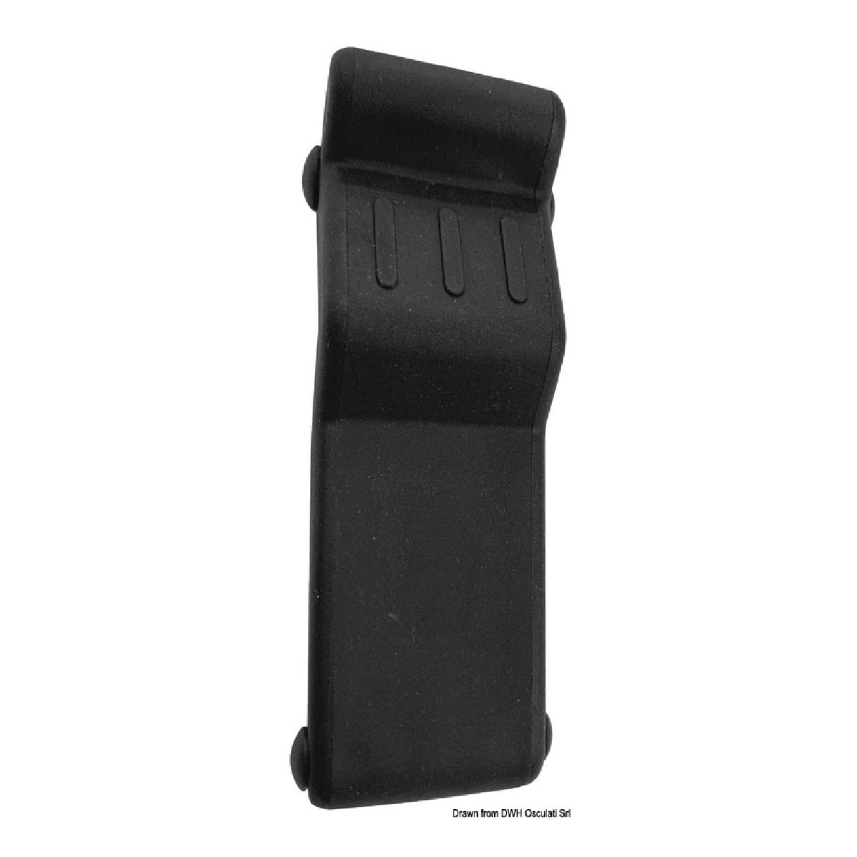 Osculati Chiusura gavone gomma nera 96x29mm 38.200.01