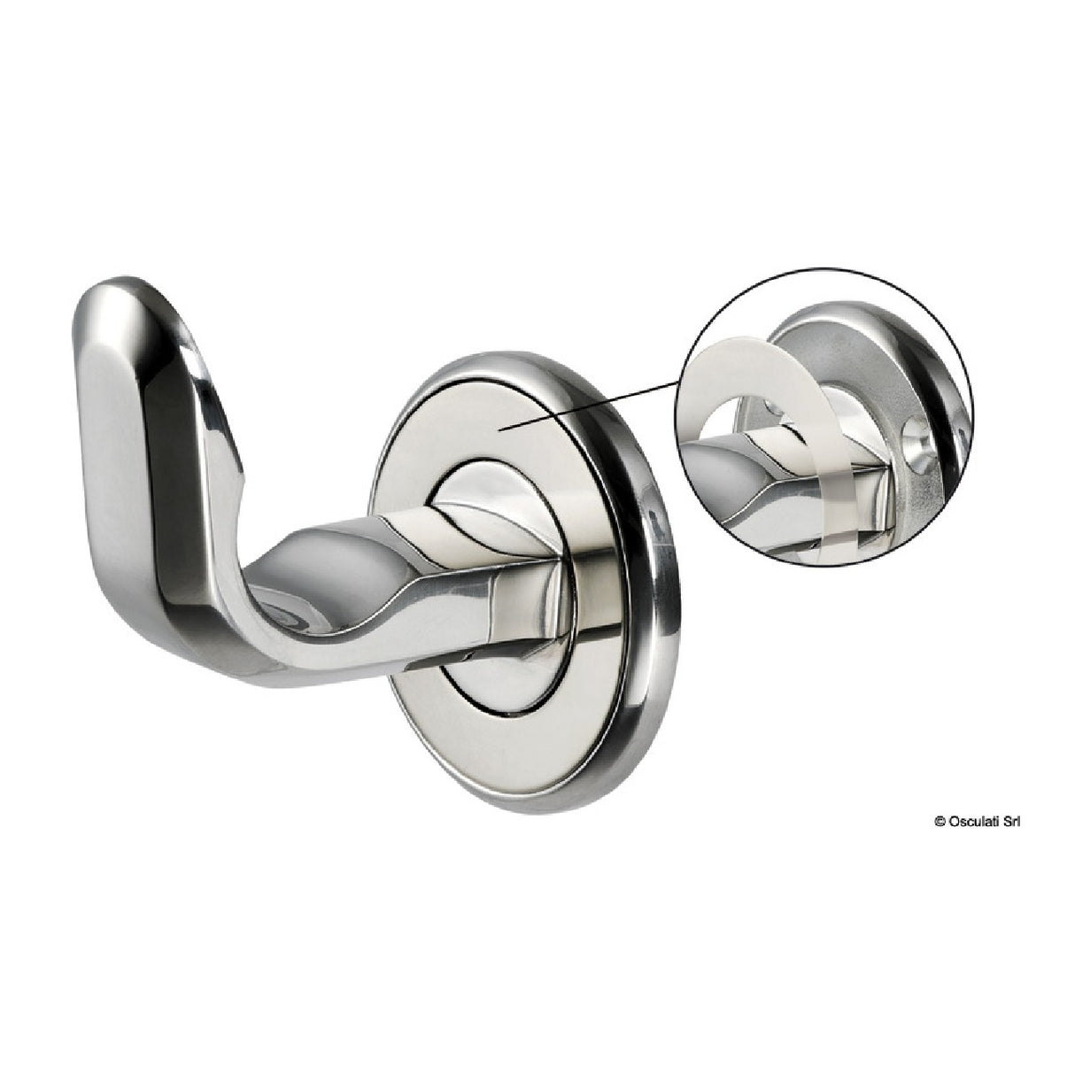 Osculati Hochfester Haken mit unsichtbaren Schrauben 38.301.15