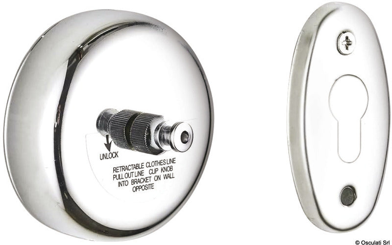 Tendedero retráctil Osculati con cable de nailon 38.330.01