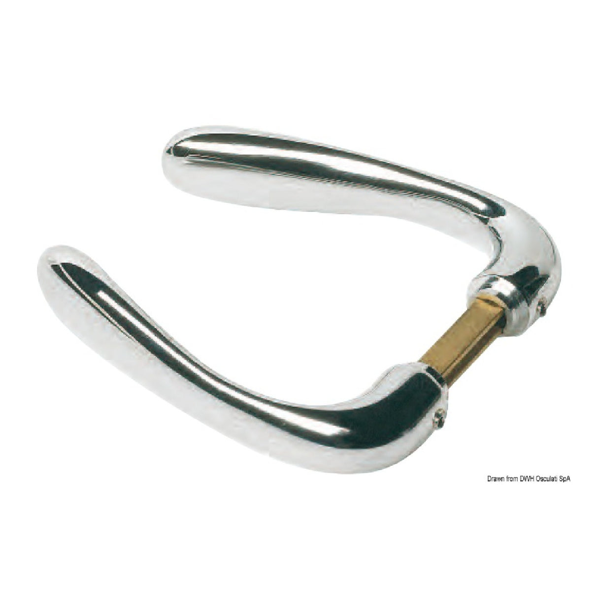 Osculati Griff aus verchromtem Messing mm113 38.348.46