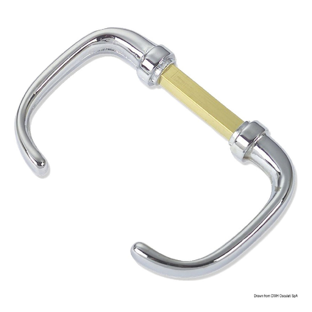 Osculati Doppelgriff, verchromtes Messing 38.348.50 - 1 Paar 38.348.50