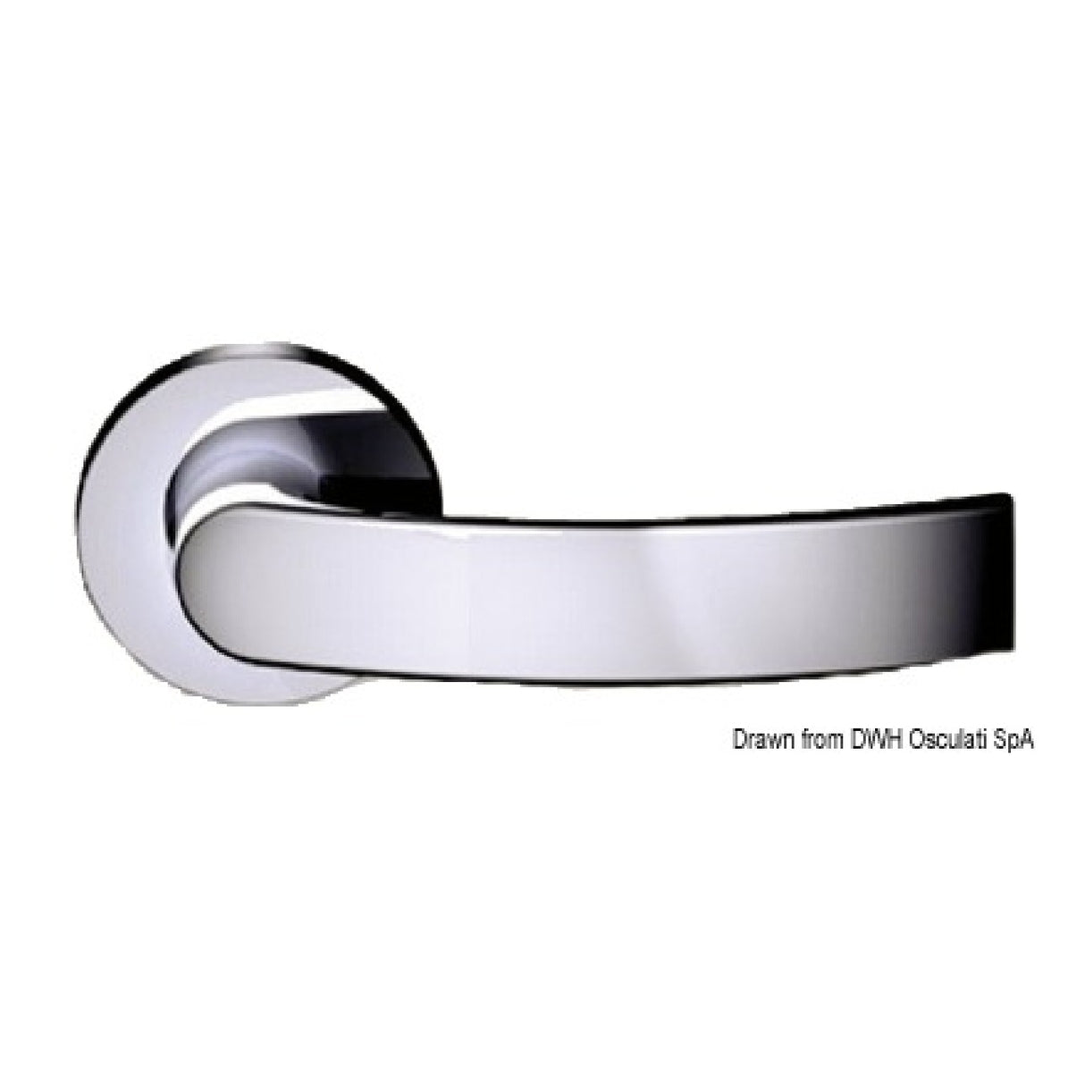 Osculati Maniglia SLIM ottone cromato 38.349.11 - 1 Coppia 38.349.11