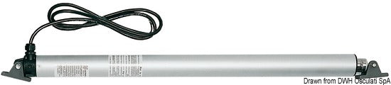 Elevador eléctrico individual para portón trasero Uflex de 24 voltios y 450 mm