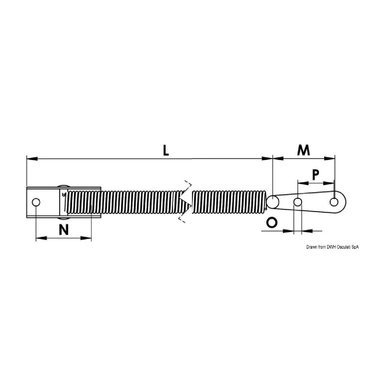 Osculati Compasso acero inoxidable 38.421.47