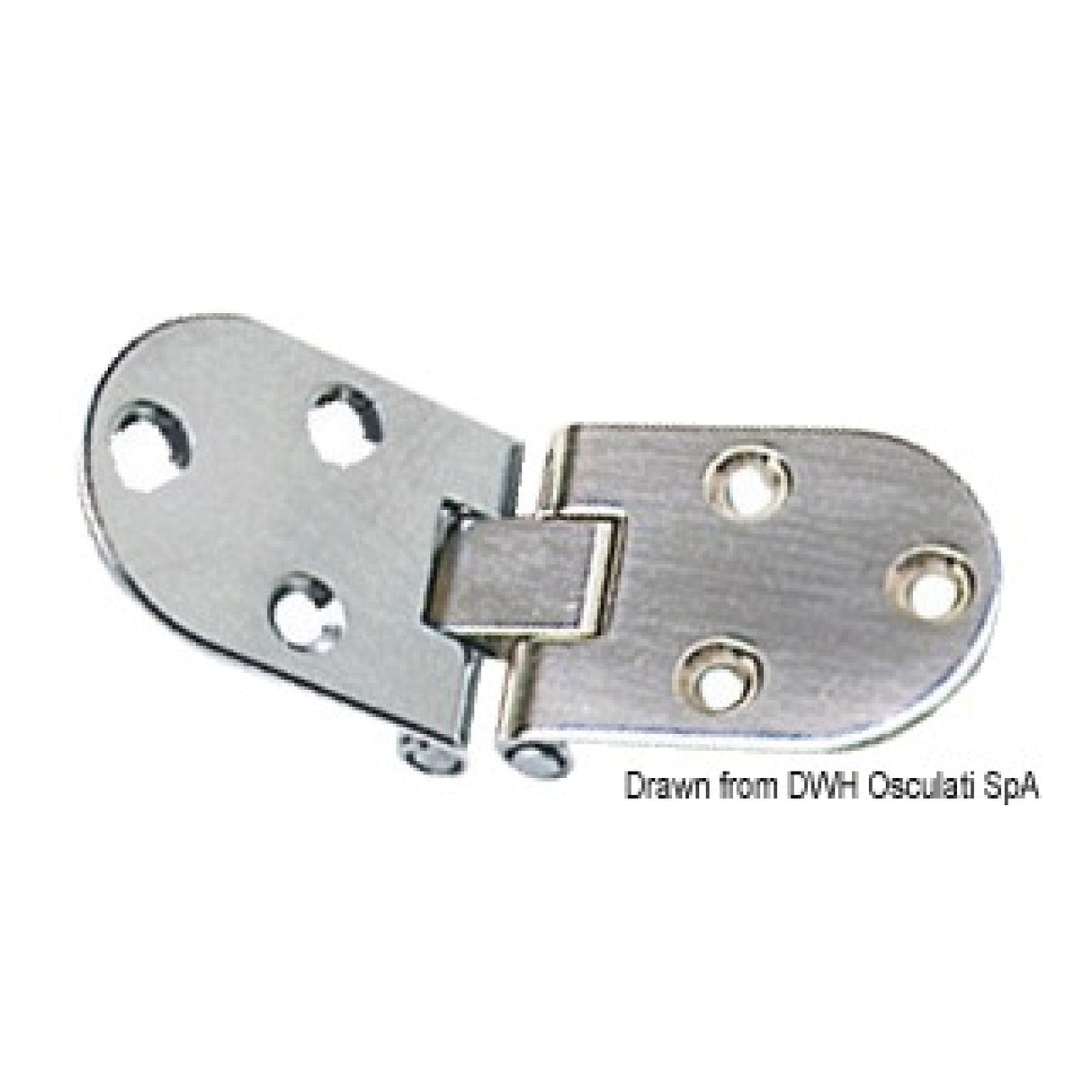 Bisagra de alambre de acero inoxidable Osculati 84x30 mm 38.440.06