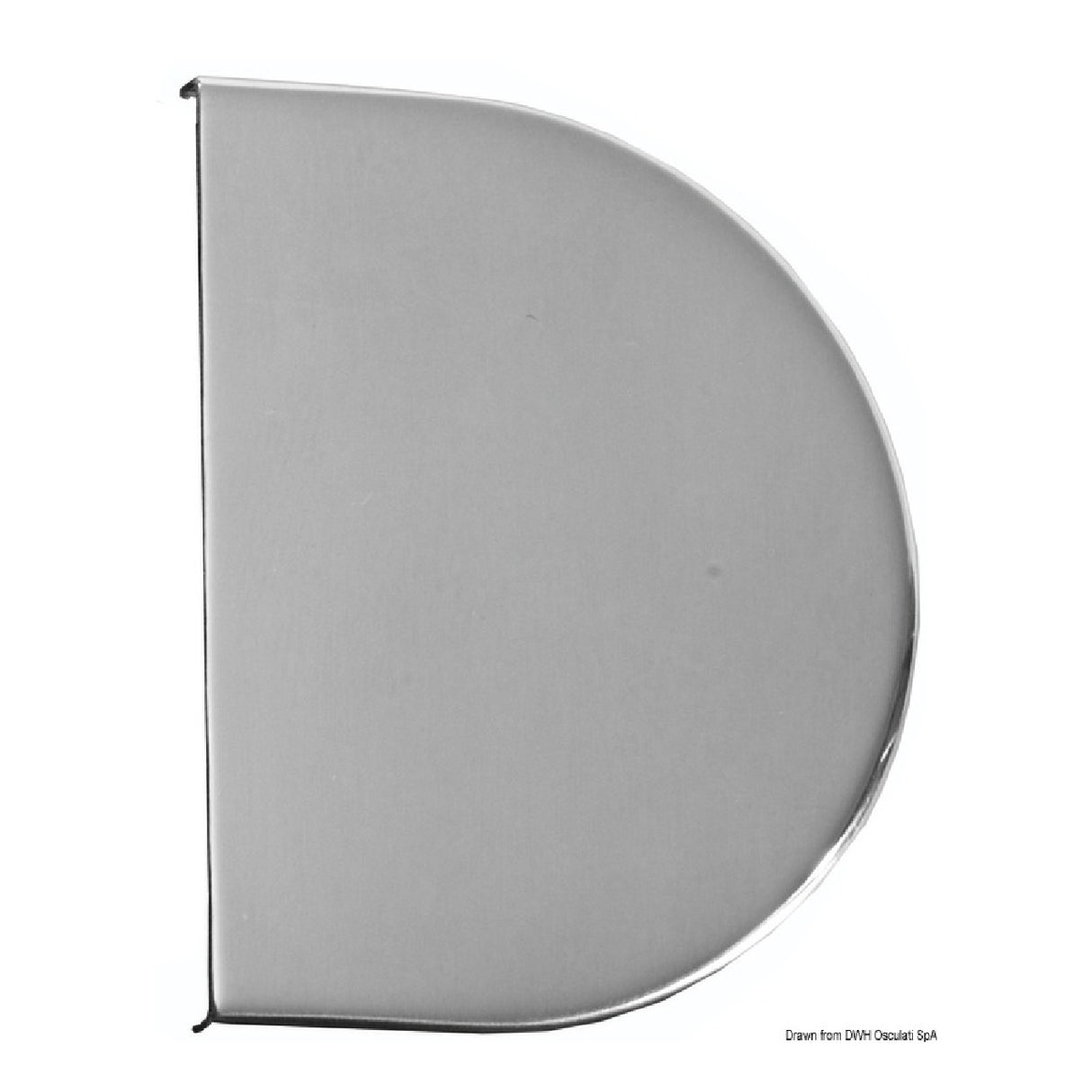 Osculati Stainless steel hinge cover 38.441.10
