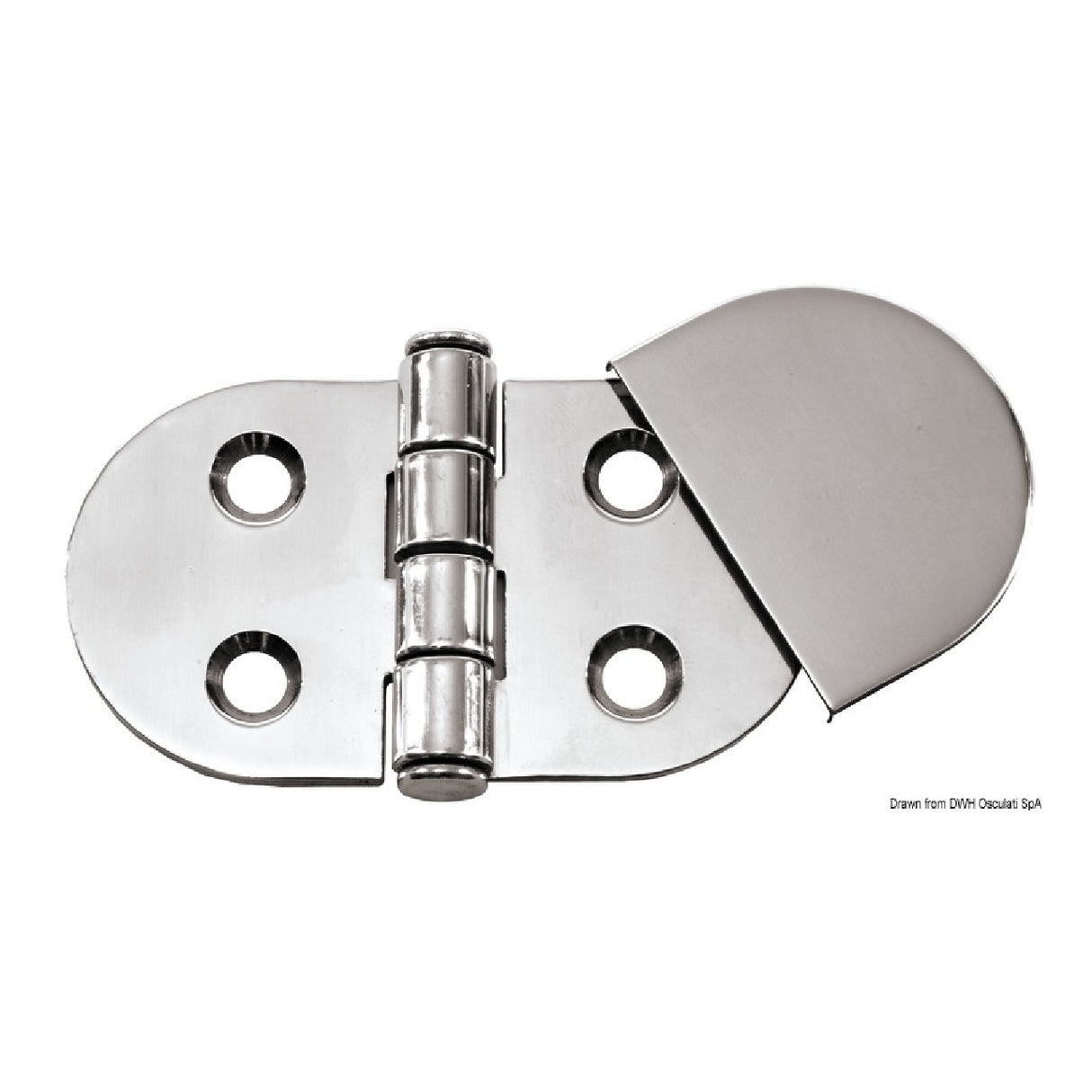 Osculati Stainless steel hinge cover 38.441.10