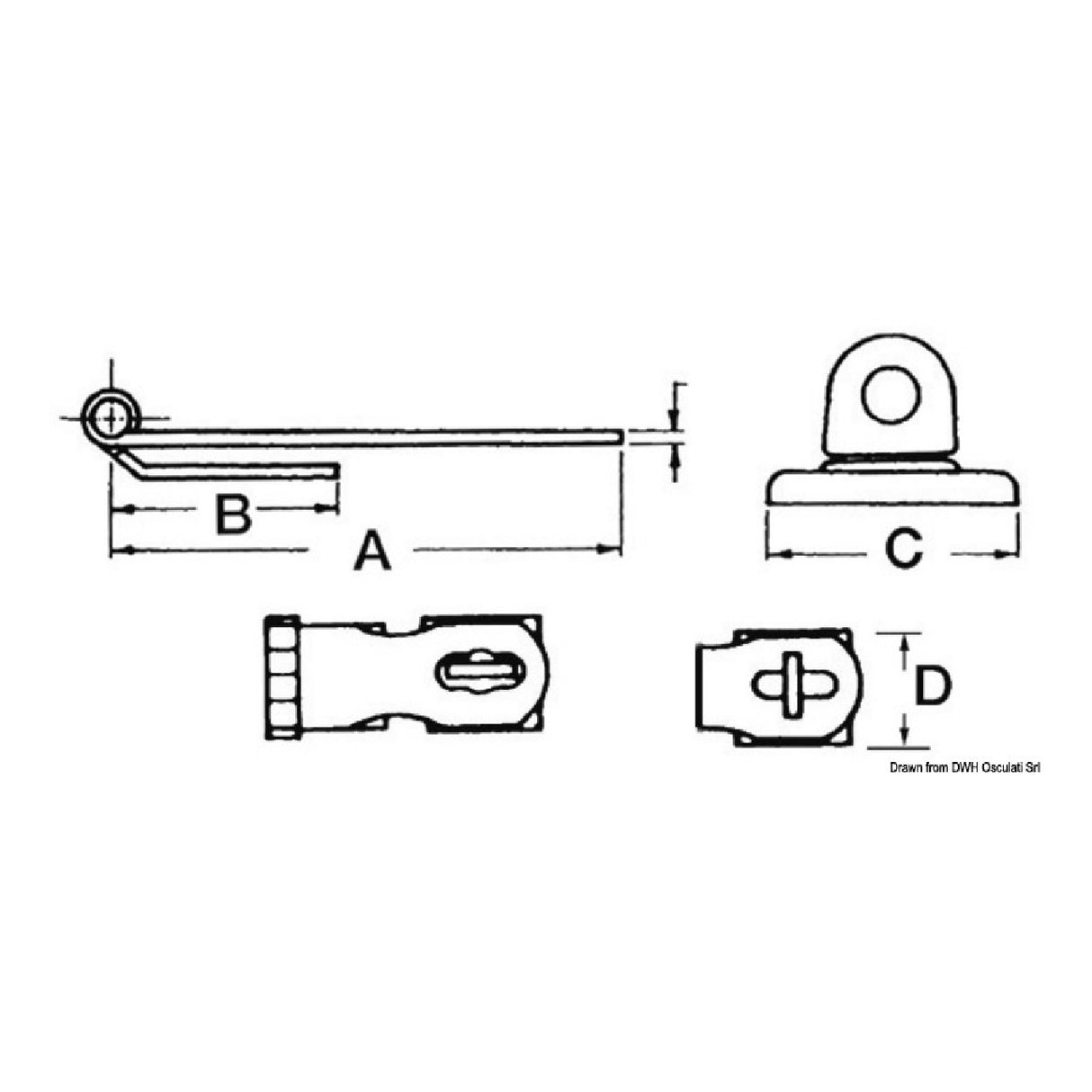 Osculati Schließfachstopp 38.441.15 38.441.15
