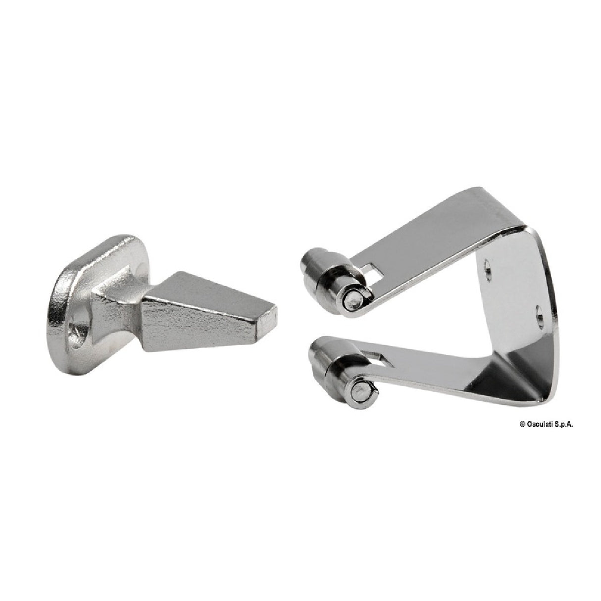 Osculati Stainless steel roller door stops 37x29 mm 38.442.84