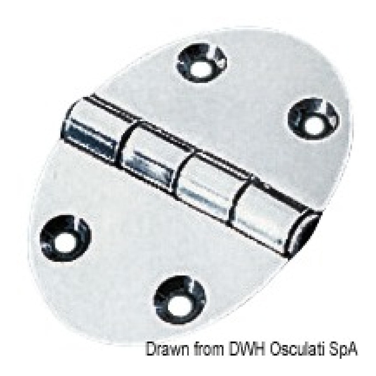 Bisagra ovalada Osculati 38.450.01