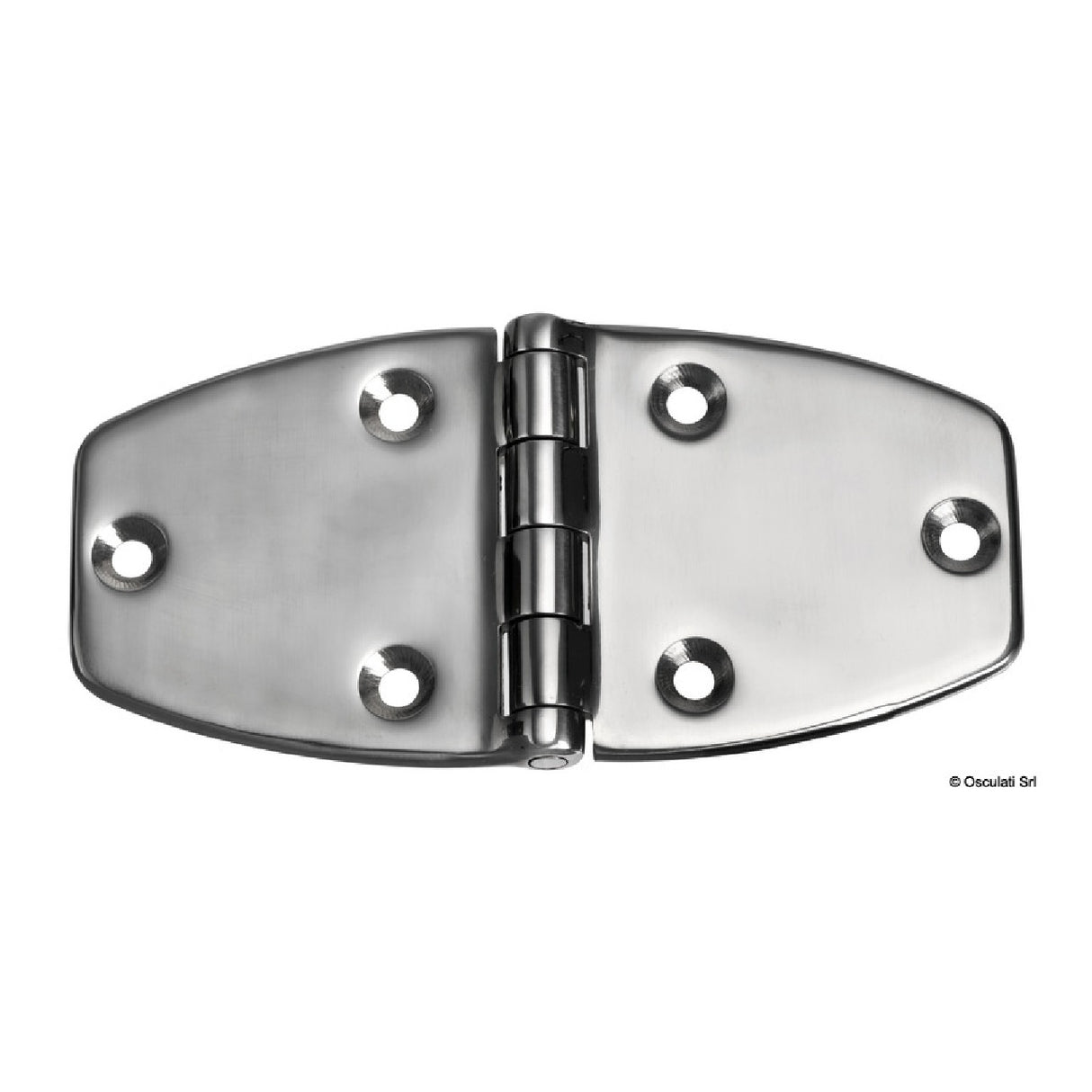 Osculati Trapezoidal stainless steel hinge 153x75x3.6mm 38.455.16