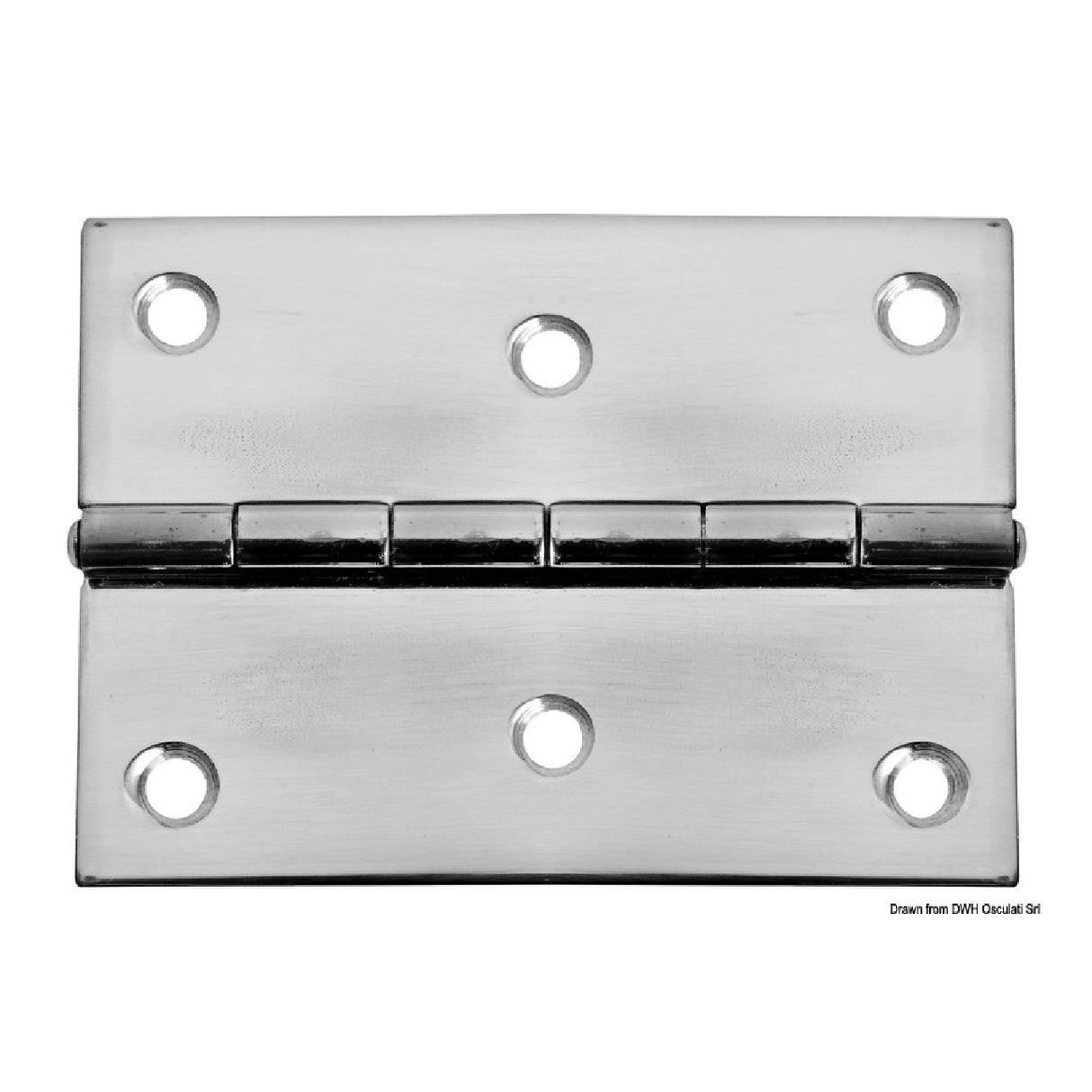 Bisagra de acero inoxidable Osculati de 1,3 mm 38.467.80