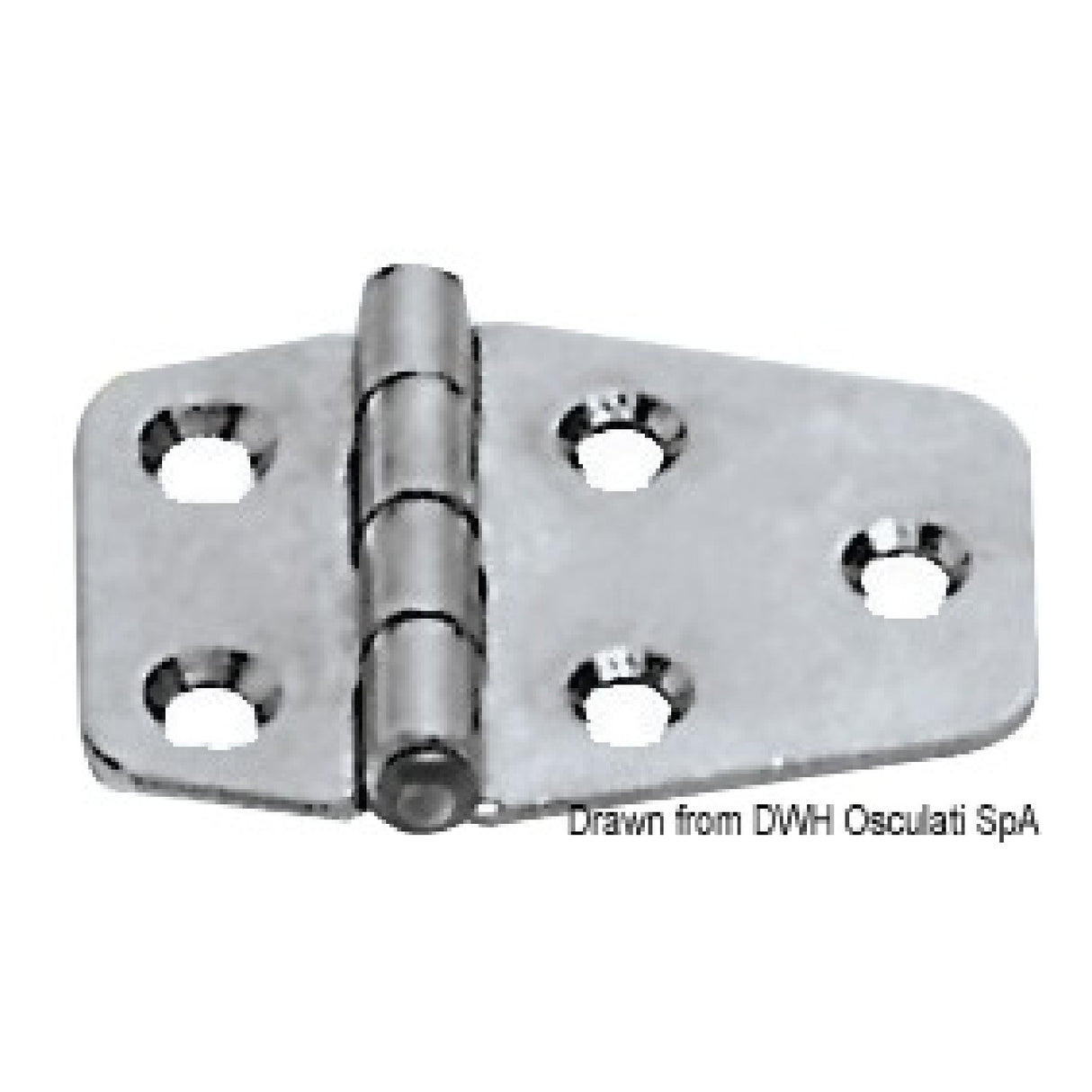Bisagra de acero inoxidable Osculati de 1,7 mm 38.491.00