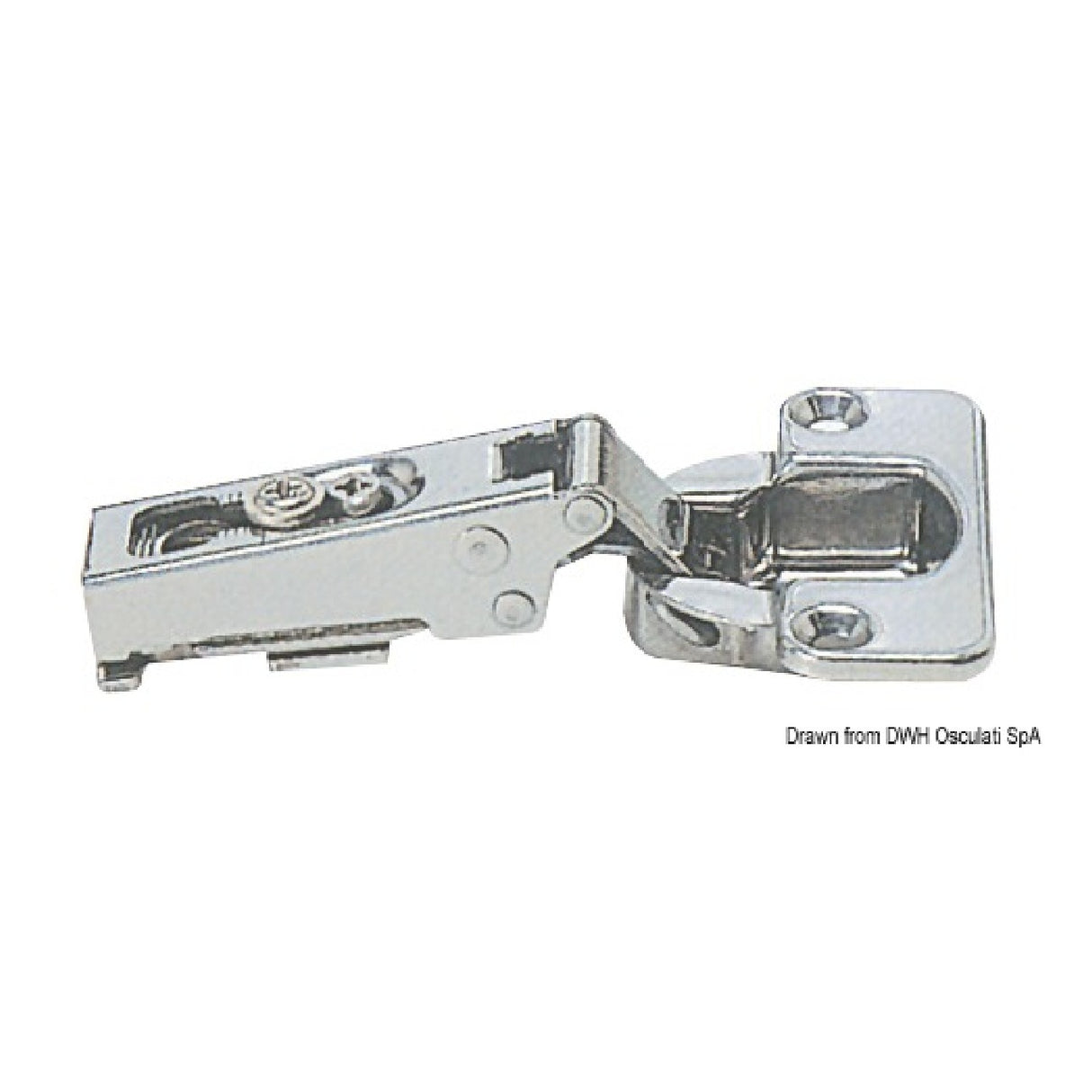 Bisagra de resorte Sugatsune para puertas de 94 x 54 mm