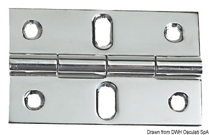 Osculati Cerniera in acciaio inox 80x70 mm 38.814.04